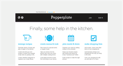 Desktop Screenshot of pepperplate.com